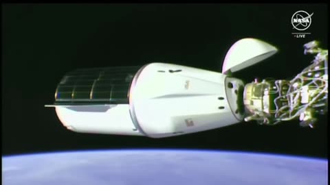 SpaceX CRS-29 Cargo Dragon docks with space station