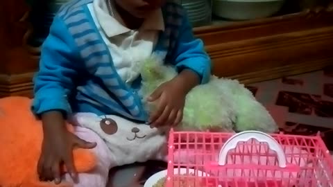 Baby And Bird Funny Talking || Best Funny 🤣🤣