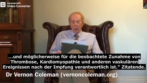 Dr. Vernon Coleman, dieser Impfstoff tötet !