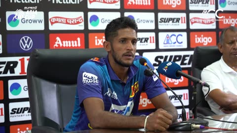 Match 6 || Press Conference || Kasun Rajitha -Fast Bowler Sri Lanka