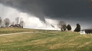 Tornado Touching Down