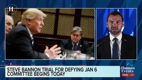 Jack Posobiec on Steve Bannon trial: "If his name wasn't Steve Bannon he wouldn't be on trial ... This is being done for political points."
