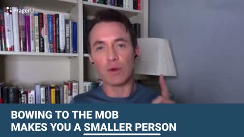 BOWING TO THE MOB MAKES YOU A SMALLER PERSON