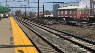 2nd Amtrak train pass by Rahway station