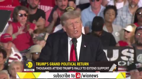 Donald Trump comeback rally (FULL NEWS )