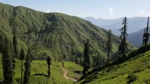 Amazing soul refreshing view towards lasdana rawlakot Azad Kashmir