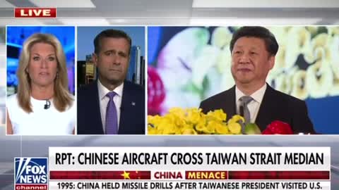 John Ratcliffe: China ramps up military presence around Taiwan.