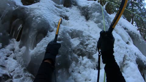 Ice Climbing Flume Gorge 2/11/2022