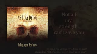 Falling Upon Deaf Ears - As I Lay Dying Vocal Cover