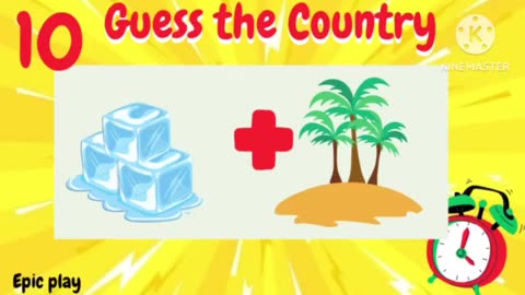 Guess the country by emoji