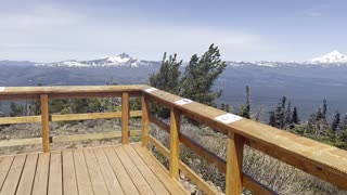 SEE 9 MOUNTAINS FROM ONE SPOT! – Cupola Viewpoint, Black Butte Summit – Central Oregon – 4K