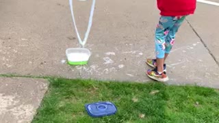 Making Giant Bubble