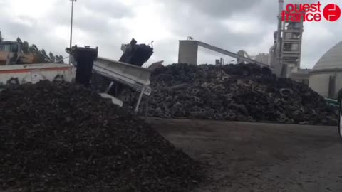 Les cimenteries brûlent des pneus pour combustible !