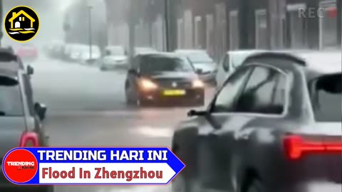 Natural disasters! Severe Weather Brings Heavy Rain And Storms Across Zhengzhou, Henan Region