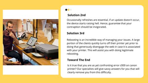 Fix Canon Printer Error c000