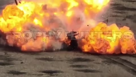 Incoming Drone Strait Up Demolishes a Russian T72 Tank(Insane)