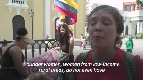 Legal, safe, free': Protest in favor of legalizing abortion in Venezuela