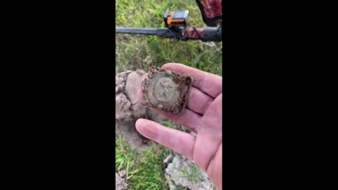 The Base Ball Buckle Metal Detecting