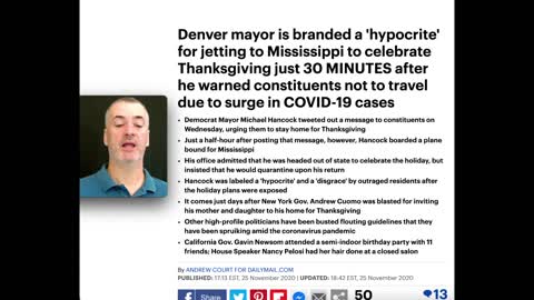 Mayor travels after telling constituents not too, Employers can force vaccine, Blood types, Twitter