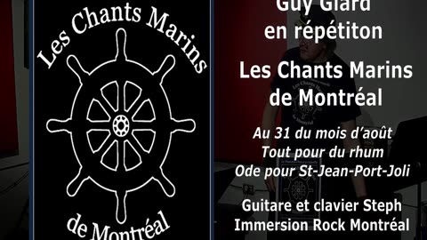 Mr. Happiness - Guy Giard Les Chants Marins de Montréal, 3 sea shanties, Feb 14 2024 Final Session
