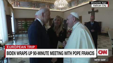 President Biden tells Pope Francis a story about famous pitcher Satchel Paige