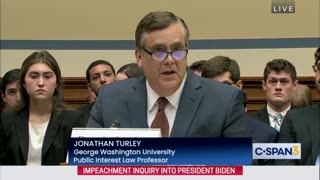 Turley Lays Out The Case Against Joe Biden As Impeachment Inquiry Hearings Begin