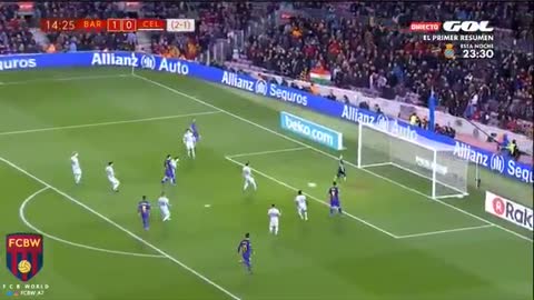 Gol de Messi (2) vs Celta Vigo .