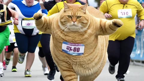 cat running competition