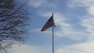 Old glory flying