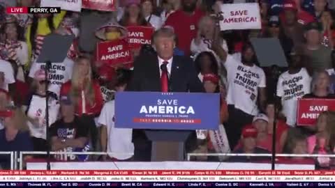 PRESIDENT TRUMP'S GEORGIA RALLY- 'DON'T FORGET ABOUT SPACEFORCE'!!