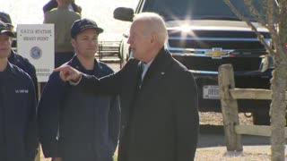 Biden on America’s troops: “People wonder what America is, they look and they see them”