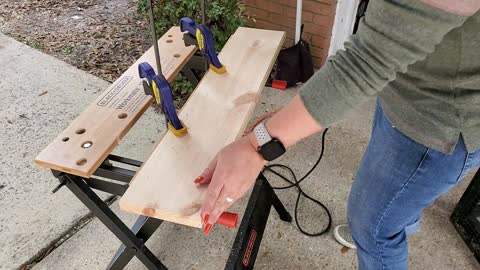 DIY Storage Shelf w/ Hooks