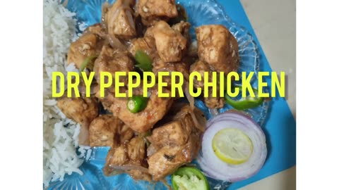 HOW TO MAKE DRY PEPPER CHICKEN EASY RECIPE