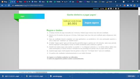 ganhando dinheiro no neobux pt6