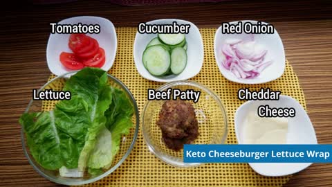 KETO Cheeseburger Lettuce Wrap | KETO Diet Recipe