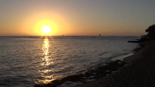 Honolulu, HI — Makalei Beach Park - Sunset