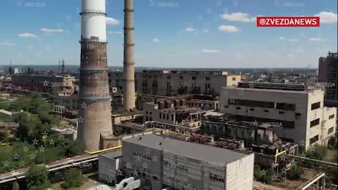 Ukraine War - The southern part of the industrial zone of Severodonetsk