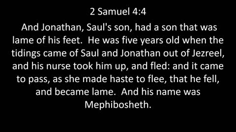 KJV Bible 2nd Samuel Chapter 4