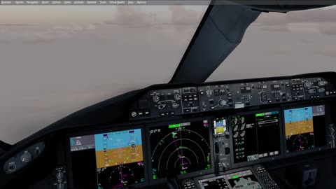 Paris-Orly LFPO approach and landing 787 Condor IVAO