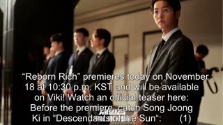 Song Joong Ki Encounters A Dangerous Situation In “Reborn Rich”