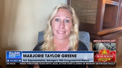 Marjorie Taylor Greene: Biden Needs to 'Finish the Damn Wall'