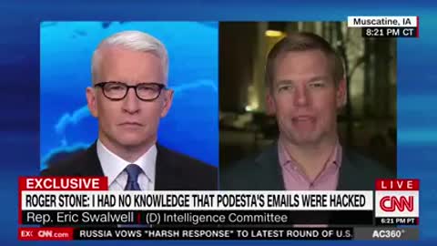 Anderson Cooper rips Eric Swalwell’s conspiracy theory