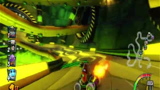 Oxide Station Nintendo Switch Gameplay - Crash Team Racing Nitro-Fueled