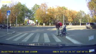 Toddler Falls Out of Stroller