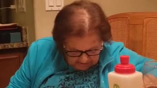 Italian grandmother learning to use Google home