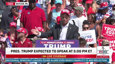 WATCH: Congressman Dan Meuser Speaks at Trump Rally in Butler, Pennsylvania - 7/13/24