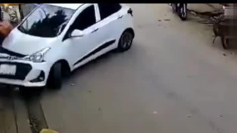 Cctv camera car accident india