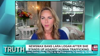 LARA LOGAN RESPONDS TO NEWSMAX AFTER THEY BAN HER FROM THE NETWORK