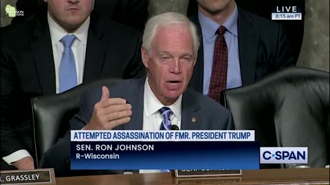 Senator Ron Johnson in Homeland Security and Governmental Affairs Committee Hearing 7.30.24