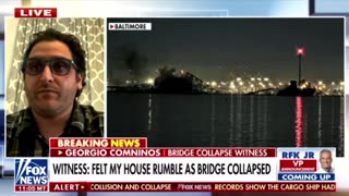 Bridge collapse witness :felt like an earthquake
